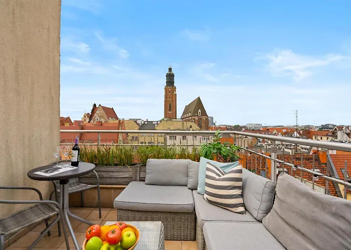 Panorama View -lux 100m2 With Terrace As Rynek510 Breslavia