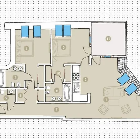 アパート Panorama View -lux 100m2 With Terrace As Rynek510 *
